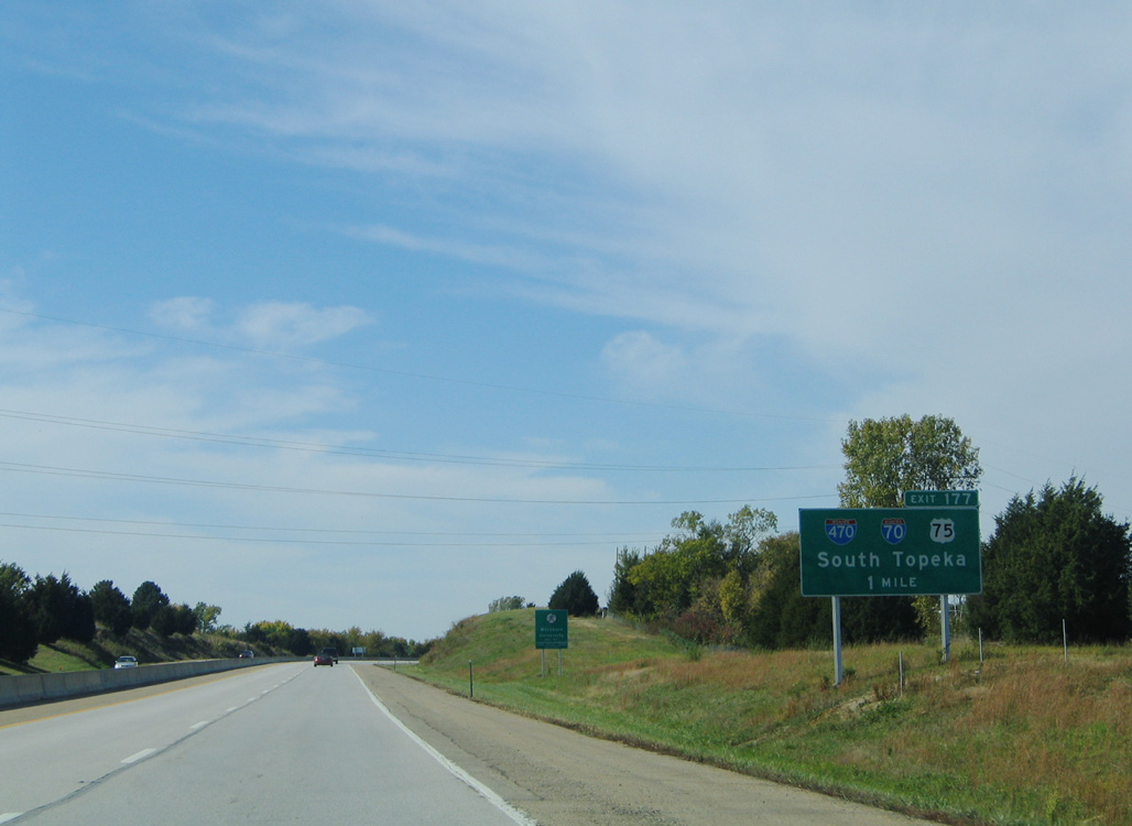 I-470/Kansas Tpk west at I-335 - 2004
