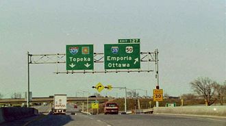 I-35/Kansas Tpk north at I-335/US 50 - 2001