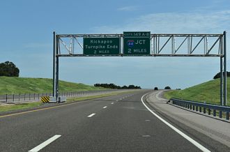 IH 335/Kickapoo Tpk North at IH 44/Turner Tpk