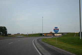 I-335/Kansas Tpk north at I-470 - Topeka