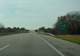 I-335 south at I-35/US 50 - Emporia, KS