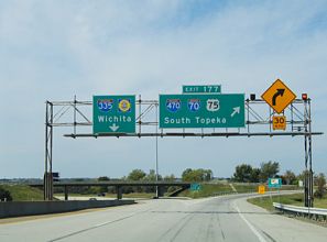 I-470/Kansas Tpk west at I-335 - 2004