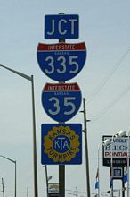 US 50 west at I-35/335 - 2005