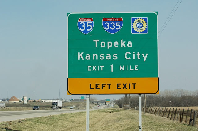 US 50 east at I-35/335 - 2005