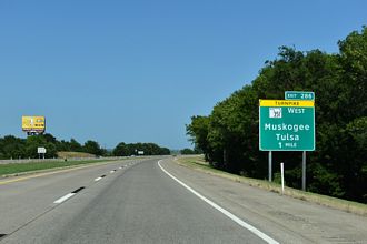 IH 40 East at SH 351/Muskogee Tpk near Webber Falls, OK