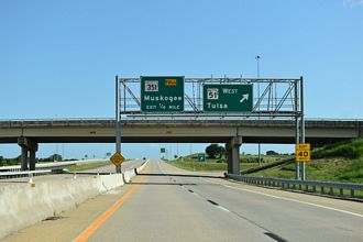 SH 364/Creek Tpk West at SH 351 West to SH 51 in Broken Arrow, OK
