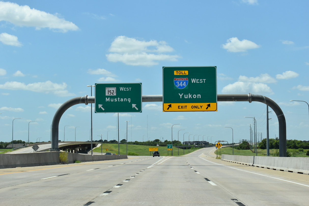 SH 152 West at IH 344 in Oklahoma City, OK