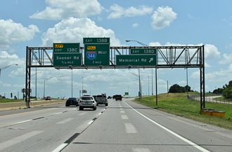 IH 35 South one mile from IH 344 in Edmond, OK