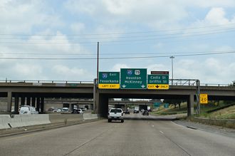 IH 30 east at IH 45/IH 345/US 75 - Dallas, TX