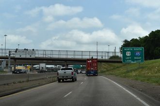 IH 30 east at IH 45/IH 345/US 75 - Dallas, TX