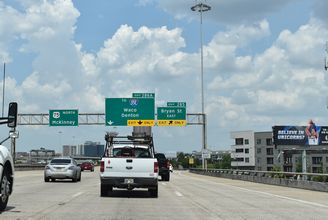 IH 345 north at US 75/SS 366 - Dallas, TX