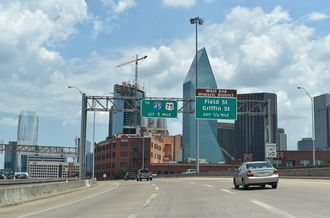 SS 366 east at IH 345/US 75 - Dallas, TX
