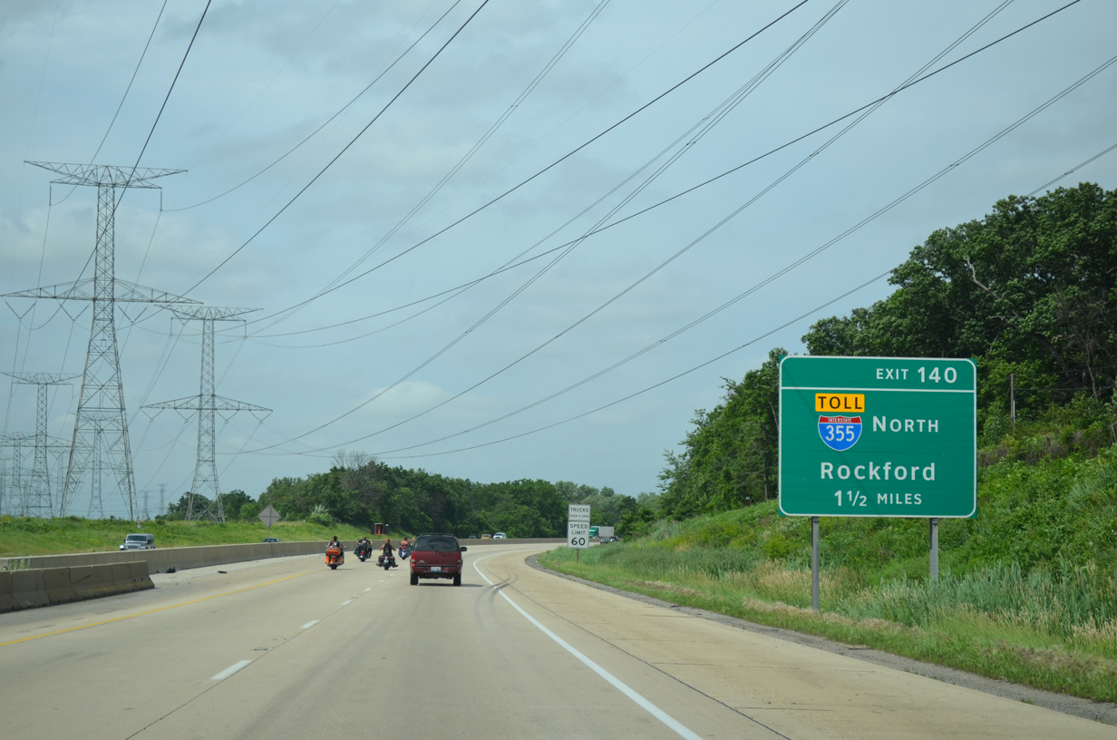 I-80 east at I-355 - New Lenox, IL