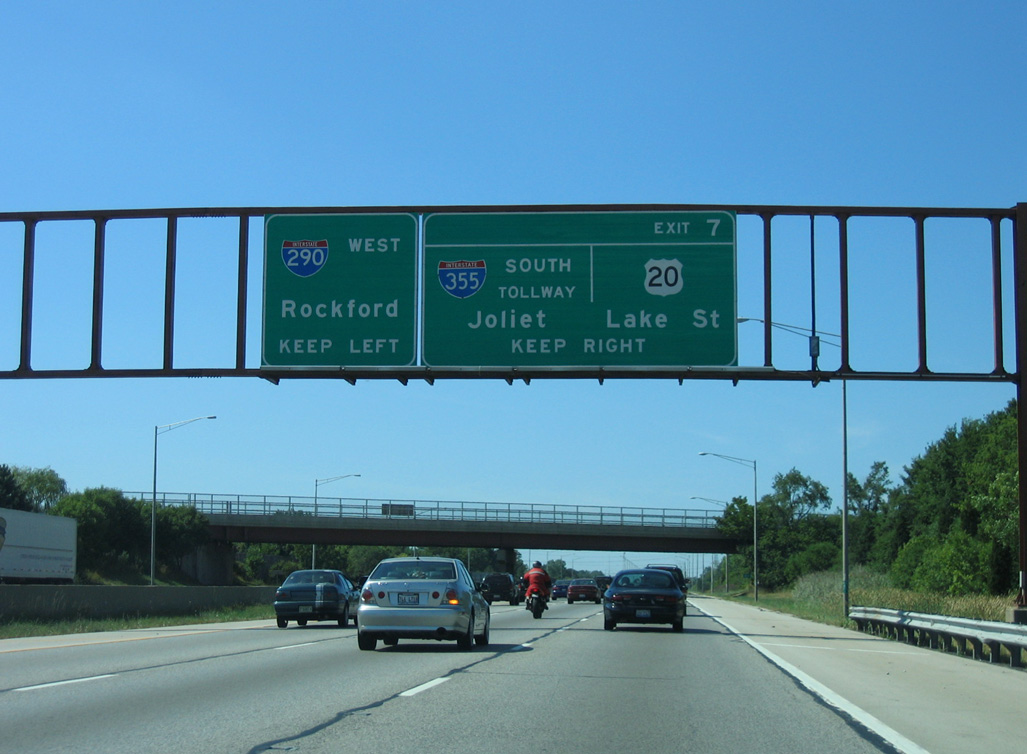 I-290 west at I-355 - 2005