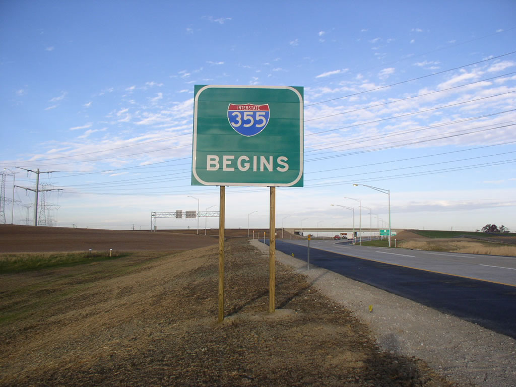 I-355 north at I-80 - New Lenox, IL