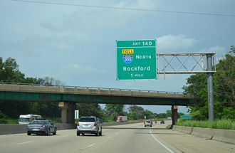 I-80 east at I-355 - New Lenox, IL