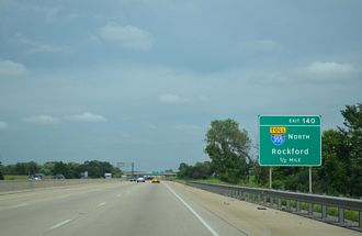 I-80 east at I-355 - New Lenox, IL
