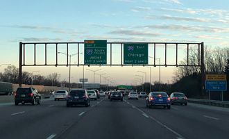 I-290 east at I-355 - Itasca, IL