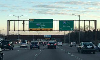 I-290 east at I-355 - Itasca, IL