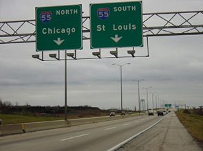I-355 south at I-55 - Bolingbrook, IL