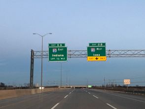 I-355 south at I-80 - New Lenox, IL