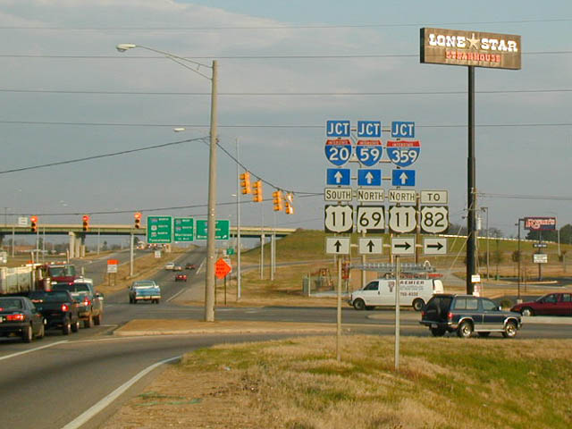 SR 69 north at I-359/US 11 - Tuscaloosa, AL