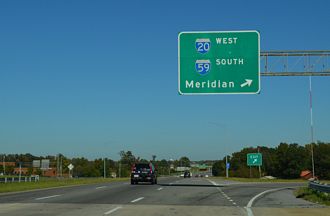 I-359/US 11-SR 69 north at I-20/59 - Tuscaloosa, AL
