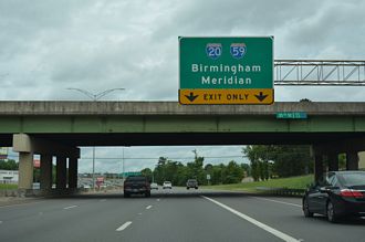 I-359/US 11-SR 69 south at I-20/59 - Tuscaloosa, AL