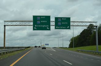 I-359/US 11-SR 69 south at I-20/59 - Tuscaloosa, AL