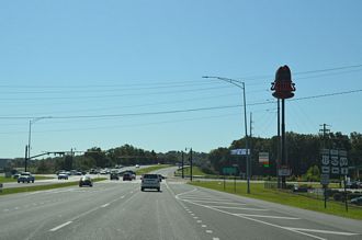I-359/US 11-SR 69 south at Skyland Bl - Tuscaloosa, AL