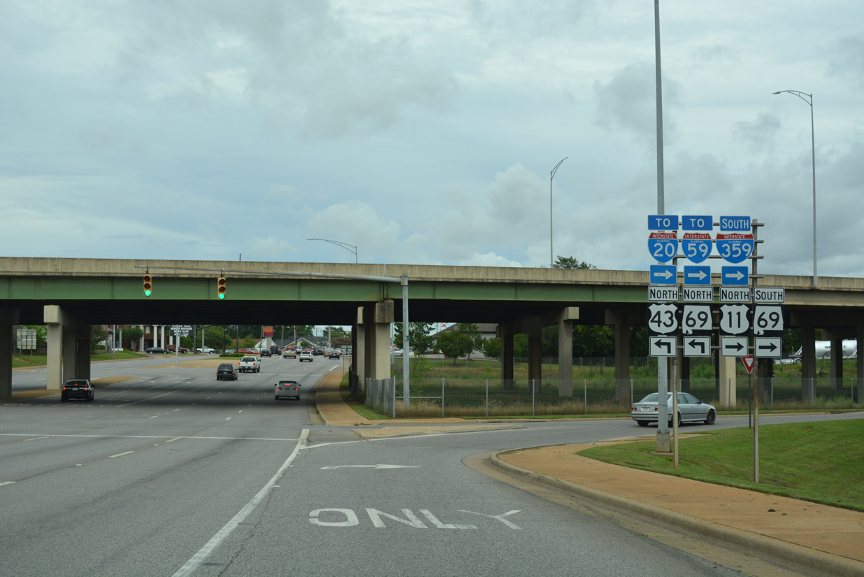US 11/43 north at I-359/SR 69 - Tuscaloosa, AL