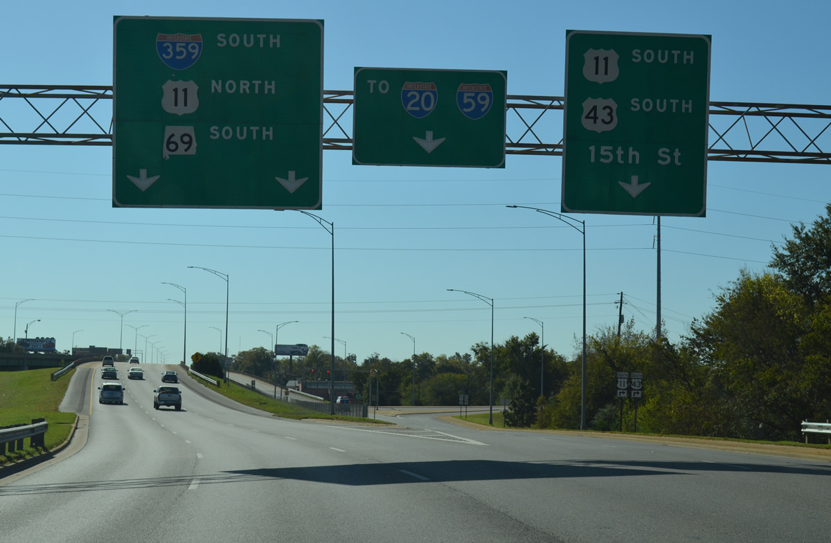US 43/SR 69 south at I-359/US 11 - Tuscaloosa, AL