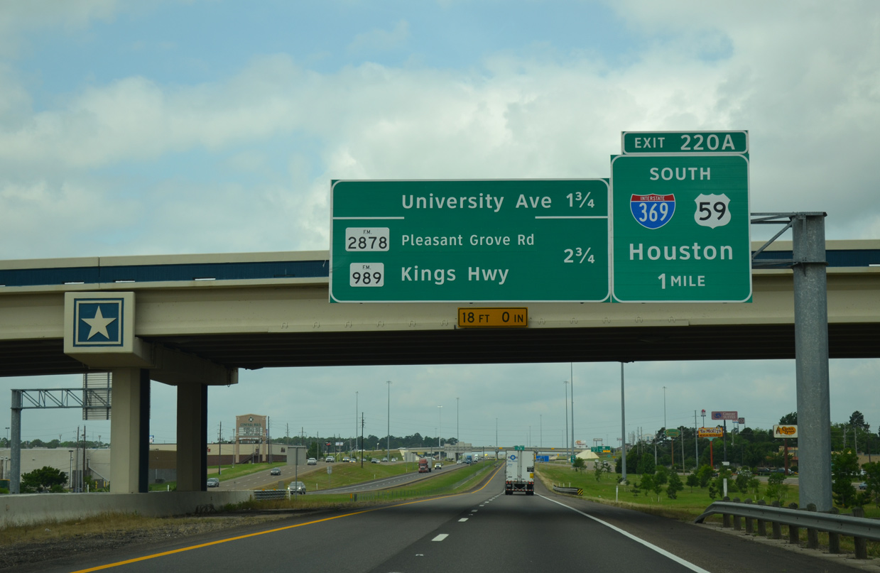 IH 30 west at IH 359/US 59 - Texarkana, TX