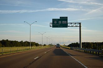 IH 369/US 59 south at SH 93/SL 151 - Texarkana, TX