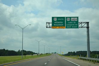 IH 369/US 59 south at SH 93/SL 151 - 2014