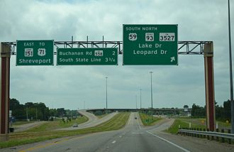 IH 369/US 59 south at SH 93/SL 151 - 2014
