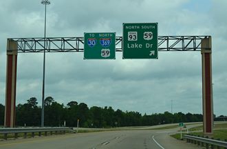 SL 151 west at IH 369-US 59/SH 93 - 2014