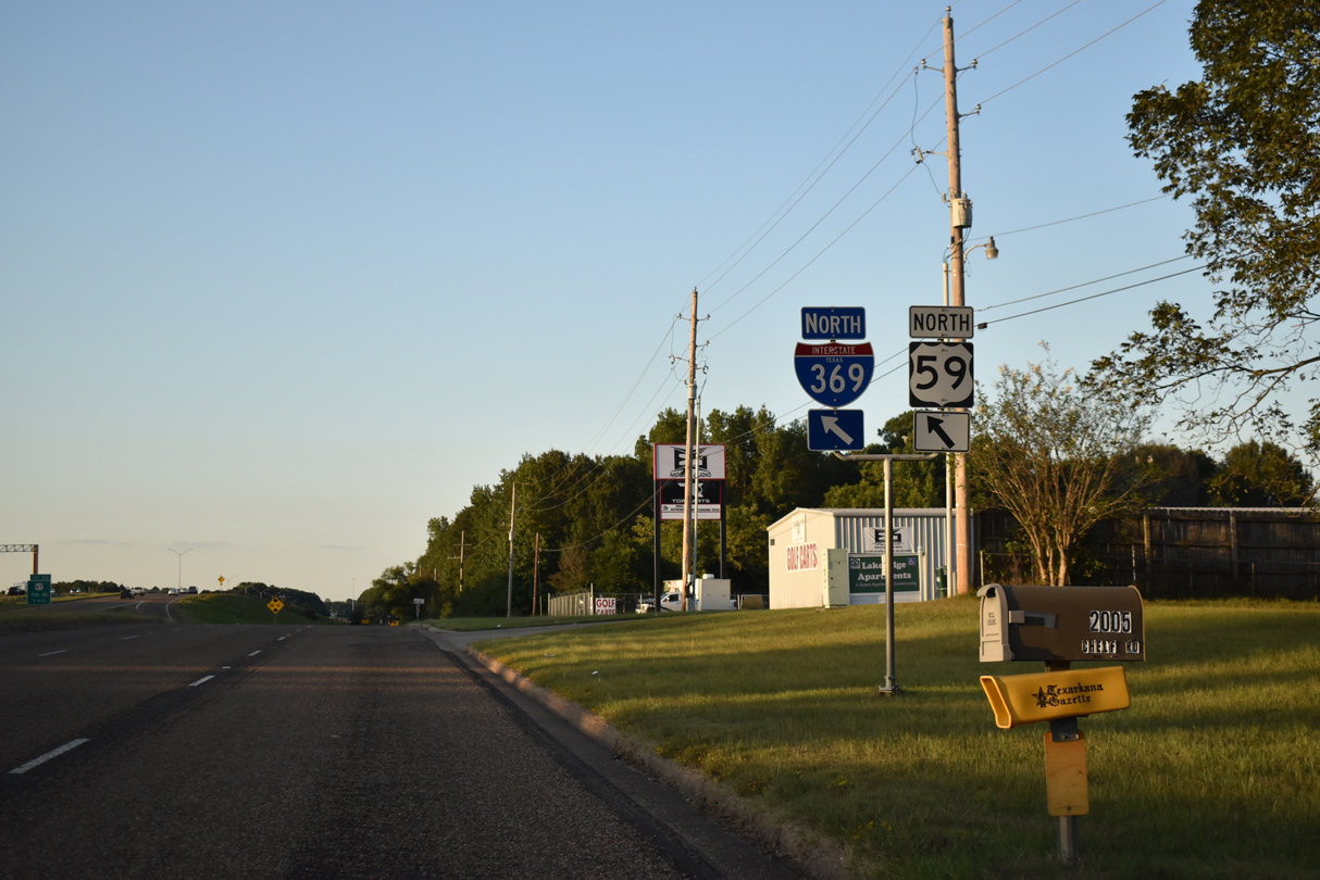SH 93 at IH 369/US 59 north - Texarkana, TX