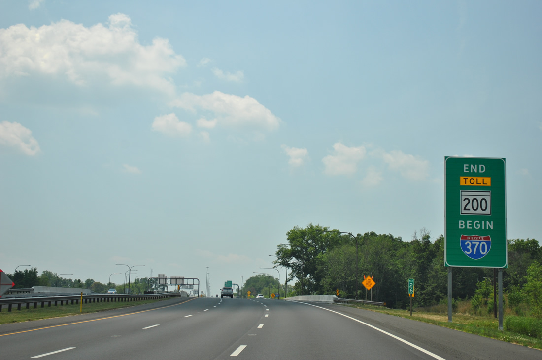MD 200 west at I-370 - Washington Grove, MD