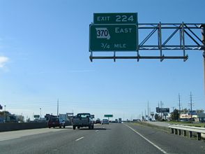 I-70 west at Route 370 - St. Peters, MO