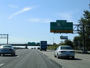 I-270 west at Route 370 - Hazelwood, MO