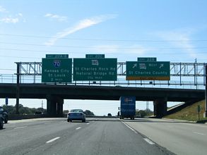 I-270 west at Route 370 - Hazelwood, MO