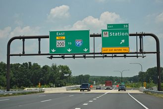 I-370 east at MD 200 - Washington Grove, MD