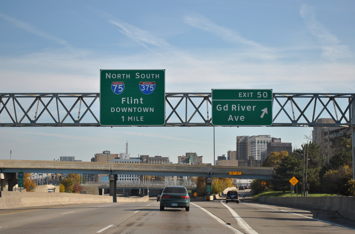 I-75 north at I-375 - Detroit, MI