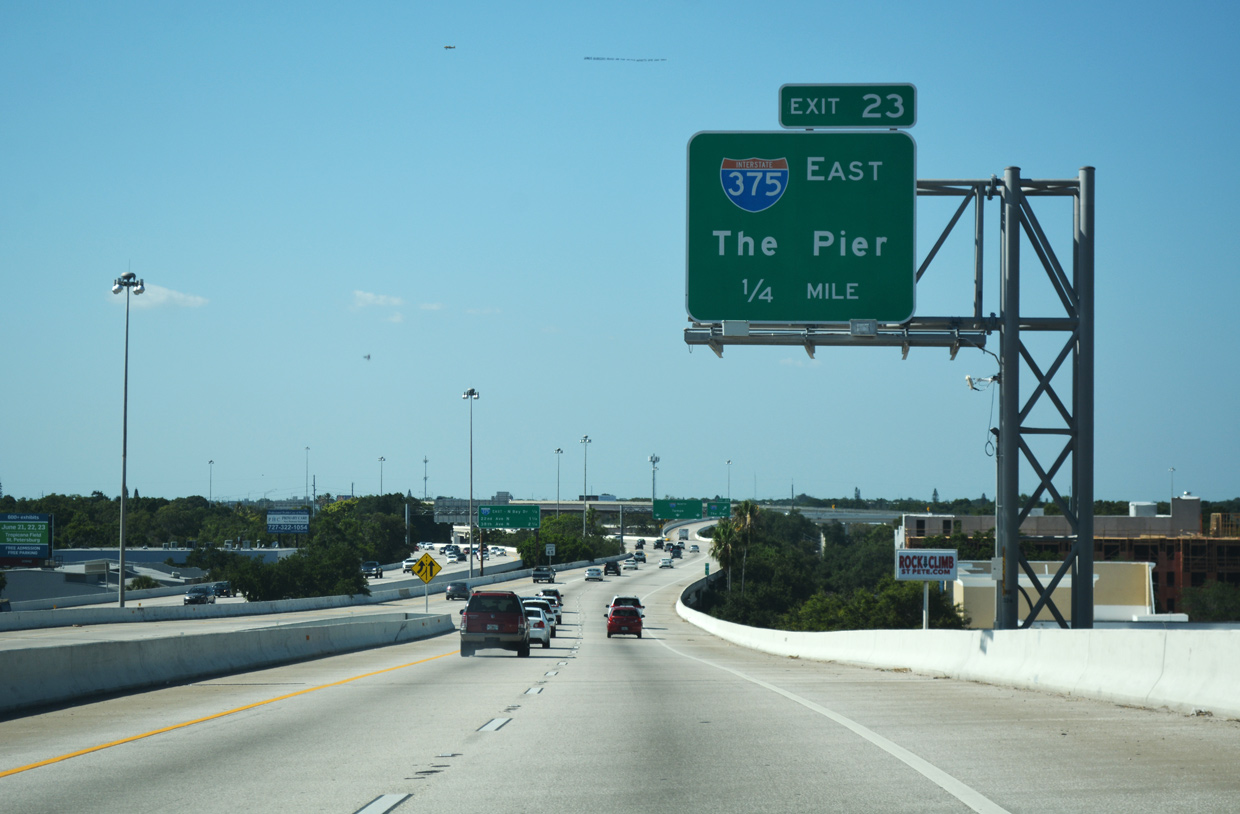 I-275 north at I-375 - St. Petersburg, FL