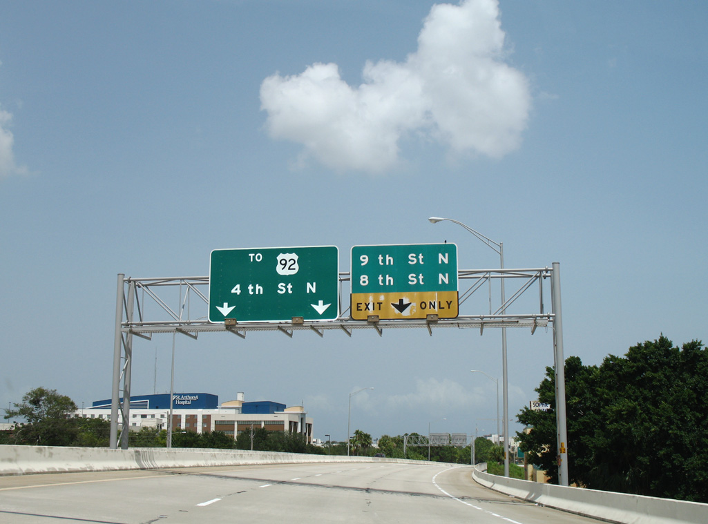 I-375 east at 9th/8th St N - St. Petersburg, FL