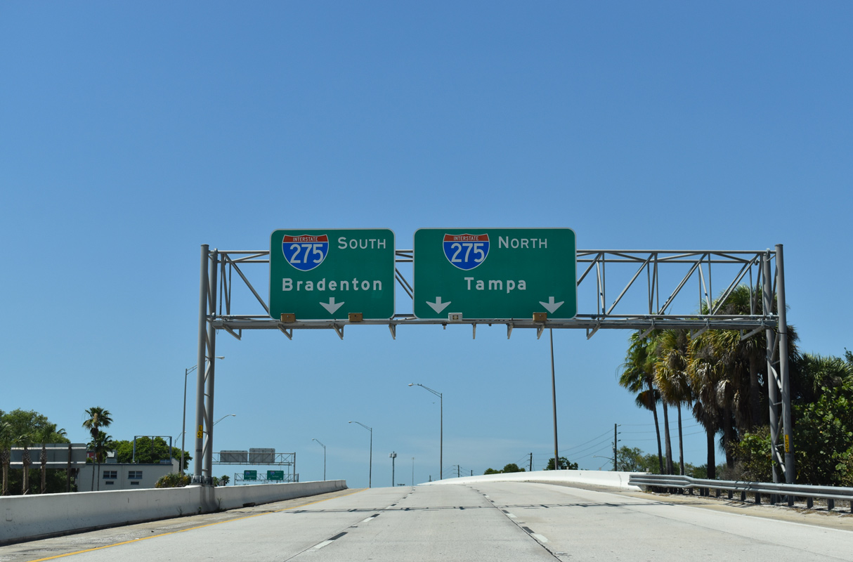 I-375 west at I-275 - St. Petersburg, FL