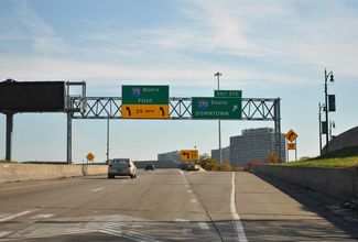I-75 north at I-375 - Detroit, MI