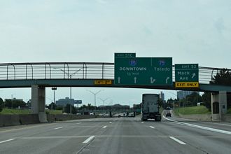 I-75 south at I-375 - Detroit, MI