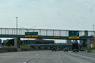 I-75 south at I-375 - Detroit, MI